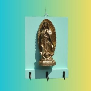 Virgen de Guadalupe verde