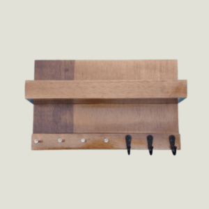 Repisa de madera natural