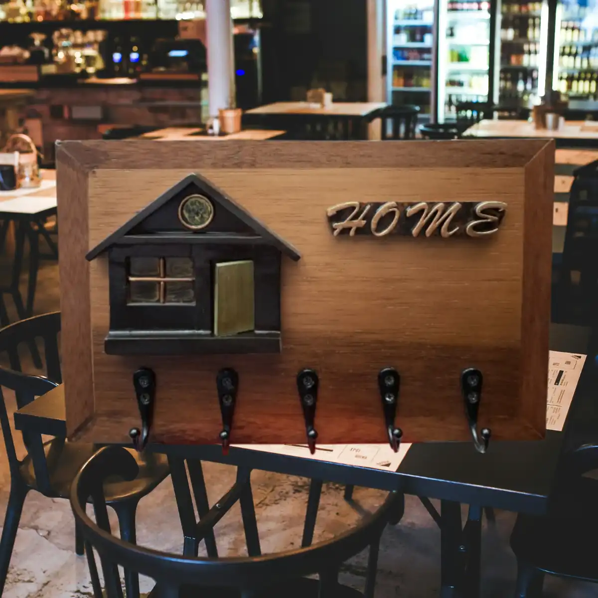 Porta llaves horizontal para la decoración del hogar