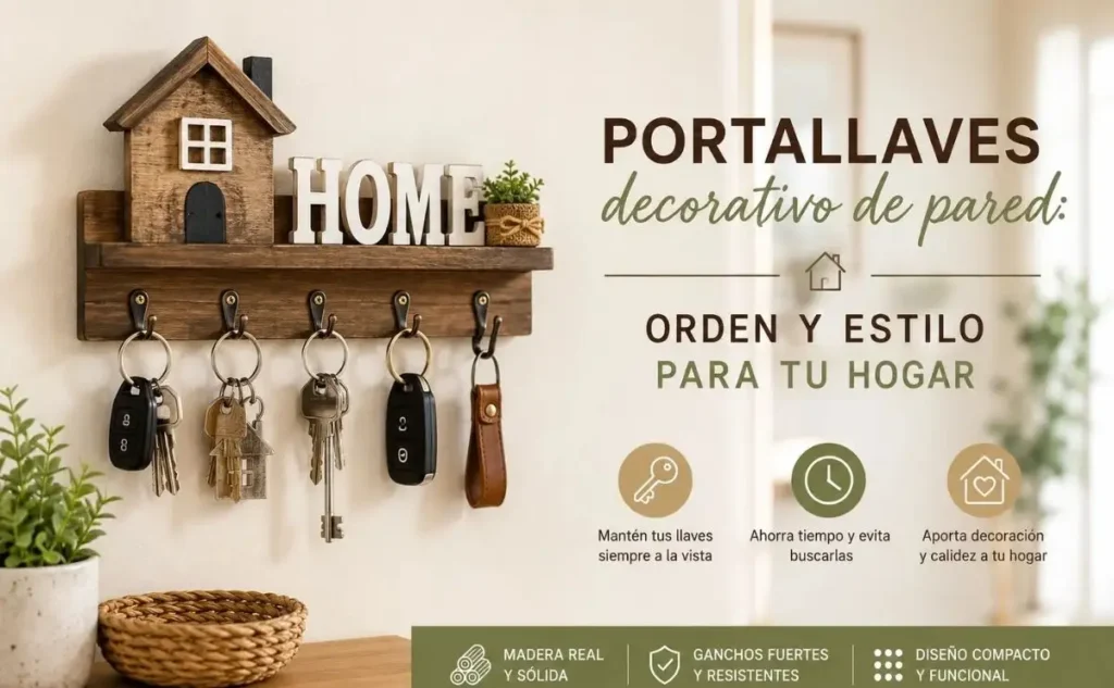 Porta llaves horizontal home