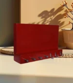 Porta llaves horizontal rojo