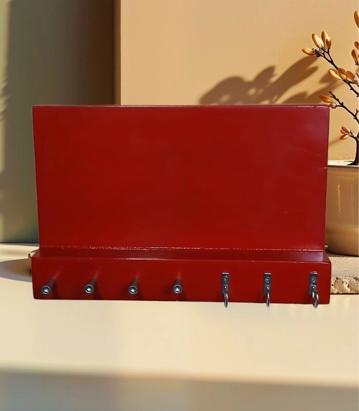 Porta llaves rojo