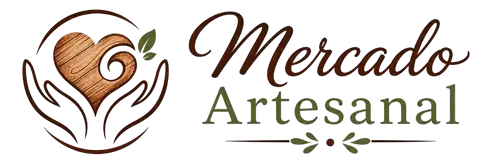 Nuevo logotipo de mercado artesanal